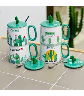 ماگ کاکتوس درب برجسته