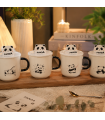 ماگ عروسکی پاندا درب برجسته