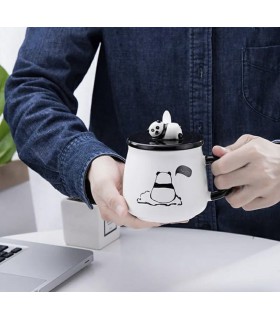 ماگ پاندا خسته عروسک برجسته