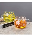 ماگ دوجداره گل بابونه 200 سی سی