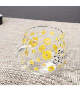 ماگ دوجداره گل بابونه 200 سی سی