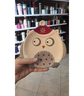 بشقاب تخت کوچک جغد