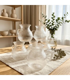 فنجان ۶عددی پیرکس شیاردار