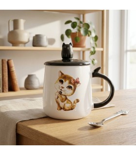 ماگ گربه ای هدیه زندگی
