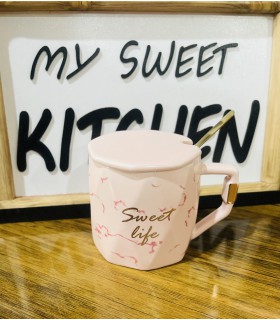 ماگ طرح سنگ چندضلعی سوییت لایک