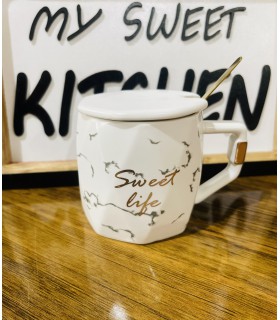 ماگ طرح سنگ چندضلعی سوییت لایک