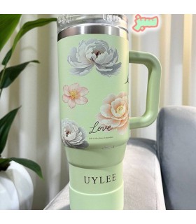 تراول ماگ گلدار لاو یولی ۹۰۰میل uylee