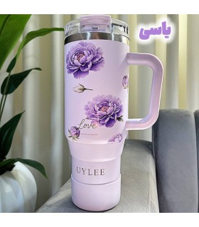 تراول ماگ گلدار لاو یولی ۹۰۰میل uylee