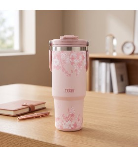 تراول ماگ نیوکالکشن گلدار تیسو (تایسو) ۹۰۰ میل