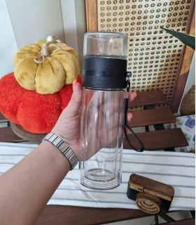 ماگ دمنوش دو مخزنه رنگی