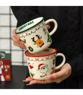 ماگ کریسمسی گوزن و بابانوئل