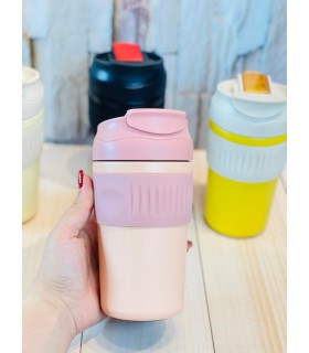 تراول ماگ دوحالته دورسیلیکونی کافی