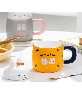 ماگ خرگوش گوش پاپیونی