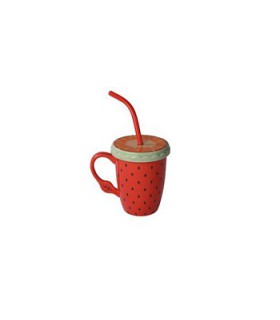 ماگ درب دارطرح میوه کد1