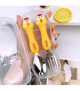 قاشق و چنگال فانتزی حیوانات