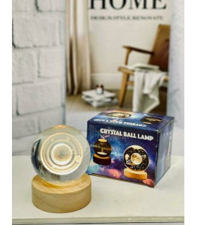 گوی برقی کریستالی ماه 6 سانت