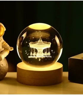 گوی کریستالی برقی زحل 5 سانت