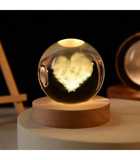 گوی کریستالی برقی زحل 5 سانت