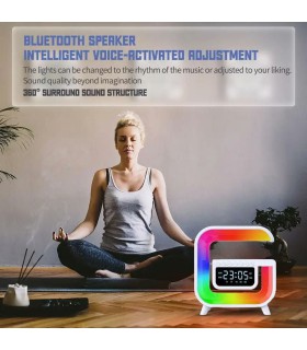 اسپیکر و شارژر وایرلس جی G بزرگ مربعی