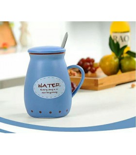 ماگ سرامیکی چهارنوش آبی