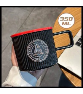 ماگ سرامیکی مشکی قرمز