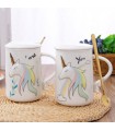 ماگ سرامیکی یونیکورن یال رنگی