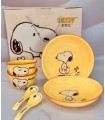 ست بشقاب و کاسه با جعبه کادویی اسنوپی