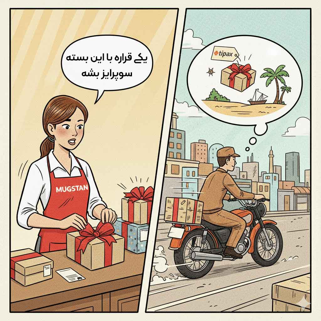 بسته‌بندی و ارسال سریع