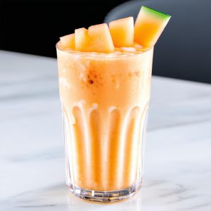 شیک طالبی کافی شاپی فوری خوشمزه و سه سوته