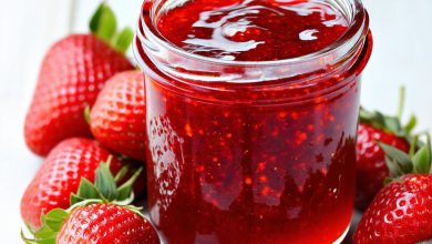 شربت توت فرنگی مربایی خوشمزه و خانگی