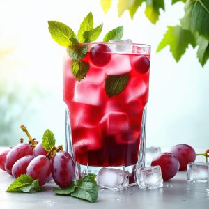 موکتل انگور نعنای خنک و خوشمزه تابستانی
