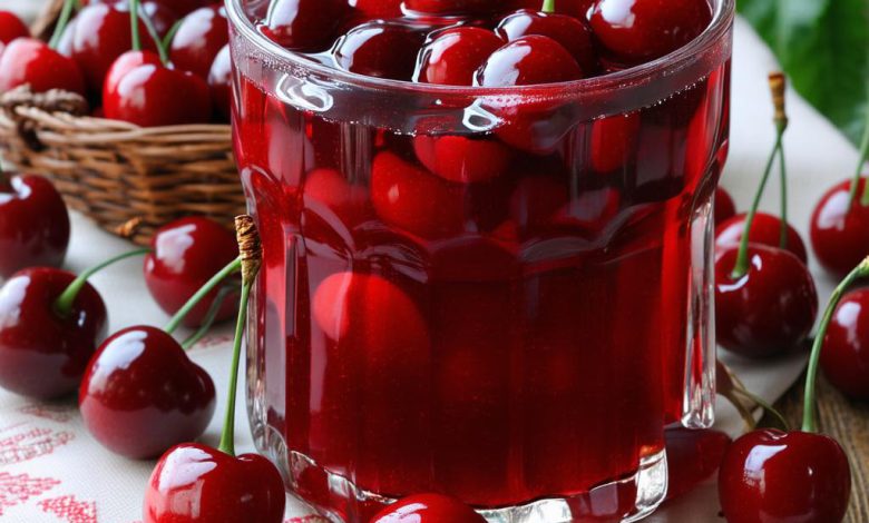 طرز تهیه شربت آلبالو خانگی خوشمزه و مجلسی