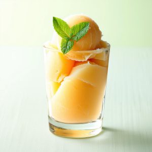 طرز تهیه آب طالبی بستنی خنک و خوشمزه خانگی