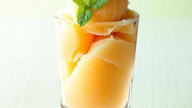 طرز تهیه آب طالبی بستنی خنک و خوشمزه خانگی