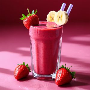 اسموتی پروتئینی موز توت فرنگی نکات اصلی بهترین دستور