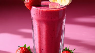 اسموتی پروتئینی موز توت فرنگی نکات اصلی بهترین دستور