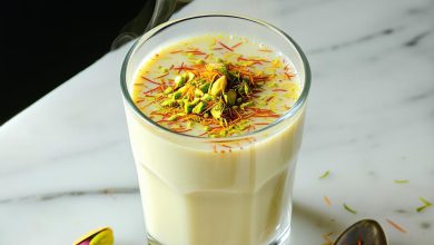 شیر زعفران پسته ای گرم نوشیدنی زمستانی با نکات اصلی