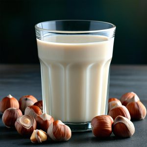 شیر فندق وگان خانگی آسان با نکات اصلی