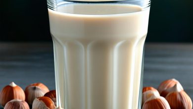 شیر فندق وگان خانگی آسان با نکات اصلی