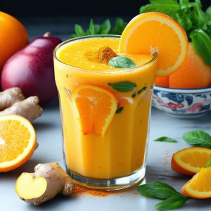 اسموتی پرتقال تقویت ایمنی با نکات اصلی