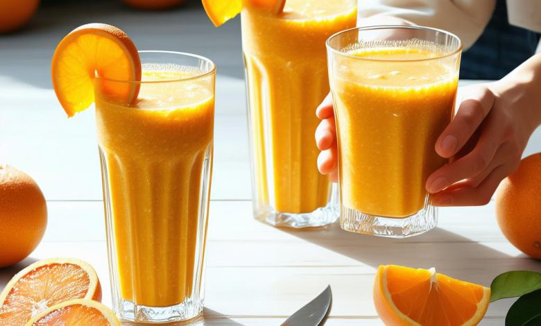 اسموتی نارنگی: ۳ دستور خوشمزه با نکات اصلی