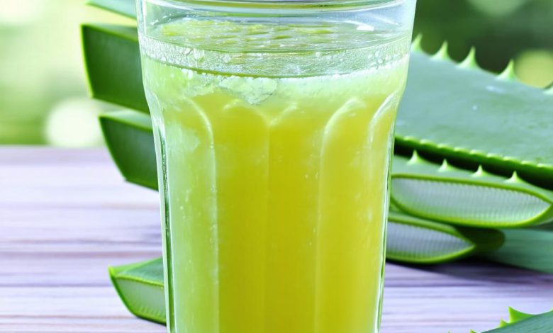 آب آلوئه ورا خانگی با نکات اصلی و روش تهیه آسان