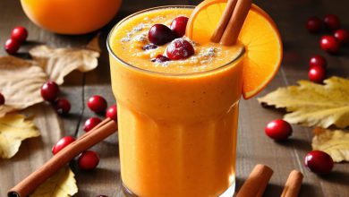 اسموتی ویتامین سی پاییزی با نکات اصلی و میوه های فصل