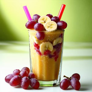 اسموتی موز انگور تابستانی خنک با نکات اصلی
