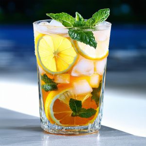 دمنوش لیمو پرتقال خنک با نکات اصلی