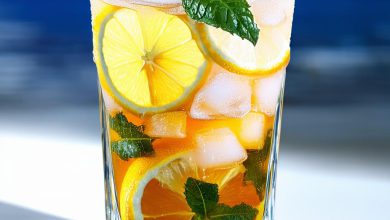 دمنوش لیمو پرتقال خنک با نکات اصلی برای تابستان