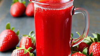 شربت توت فرنگی خانگی خوشمزه با نکات اصلی تهیه آسان