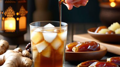 شربت انرژی زای زنجبیل نکات اصلی ماه رمضان