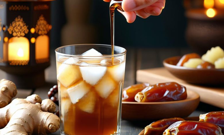 شربت انرژی زای زنجبیل نکات اصلی ماه رمضان
