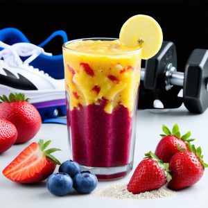 اسموتی پروتئینی برای ورزشکاران با نکات اصلی